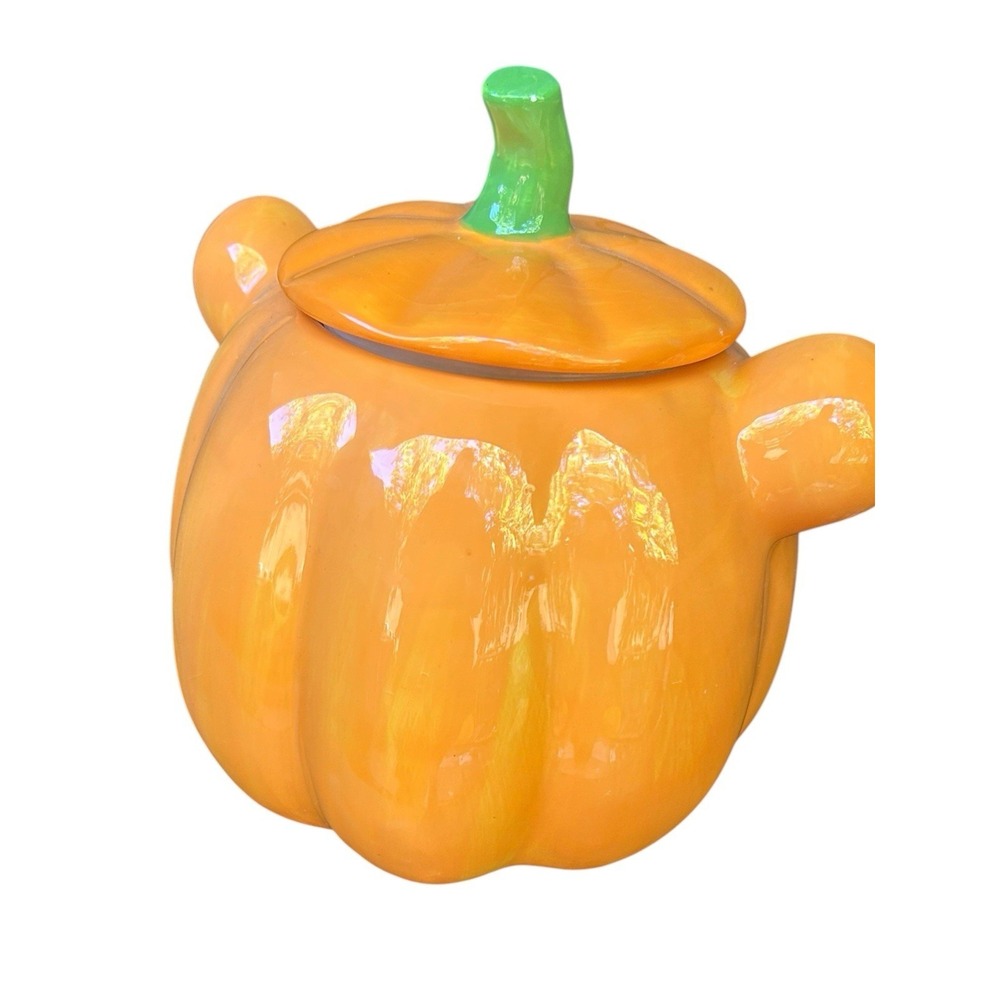 Disney Winnie The Pooh Halloween Jack O Lantern Pumpkin Cookie Jar Canister New - Picture 4 of 5